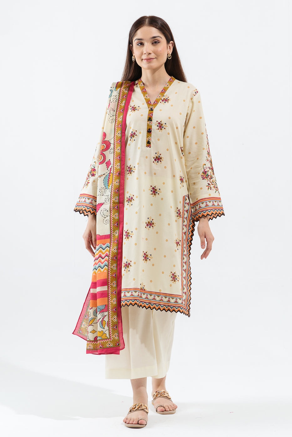Bloom Blush-Printed-2P (Unstitched)