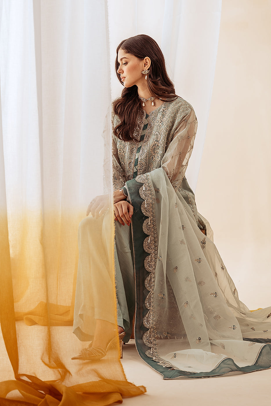 Embellished pants ( as shown)
