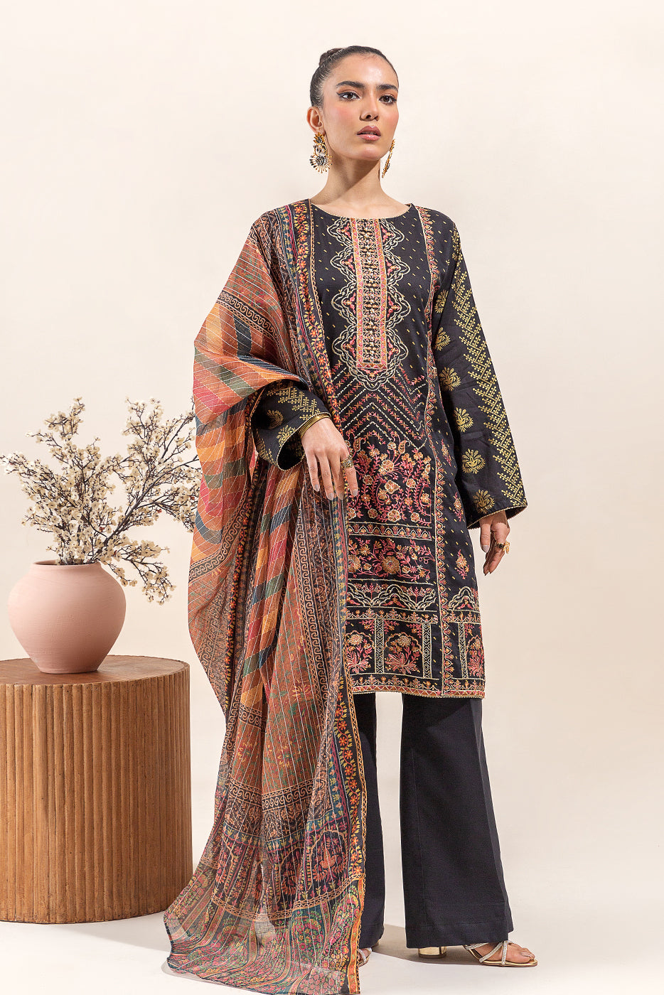 Plain Silk Pant