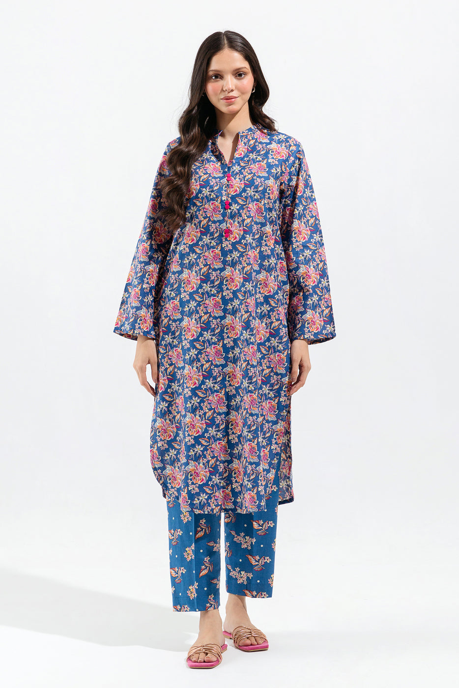 2 Piece - Printed Lawn Suit - Persian Wilt (Unstitched)