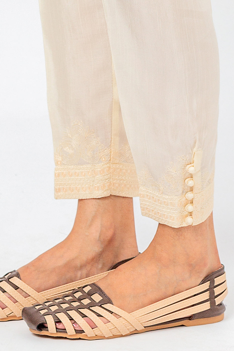 Plain Purple Silk Trousers