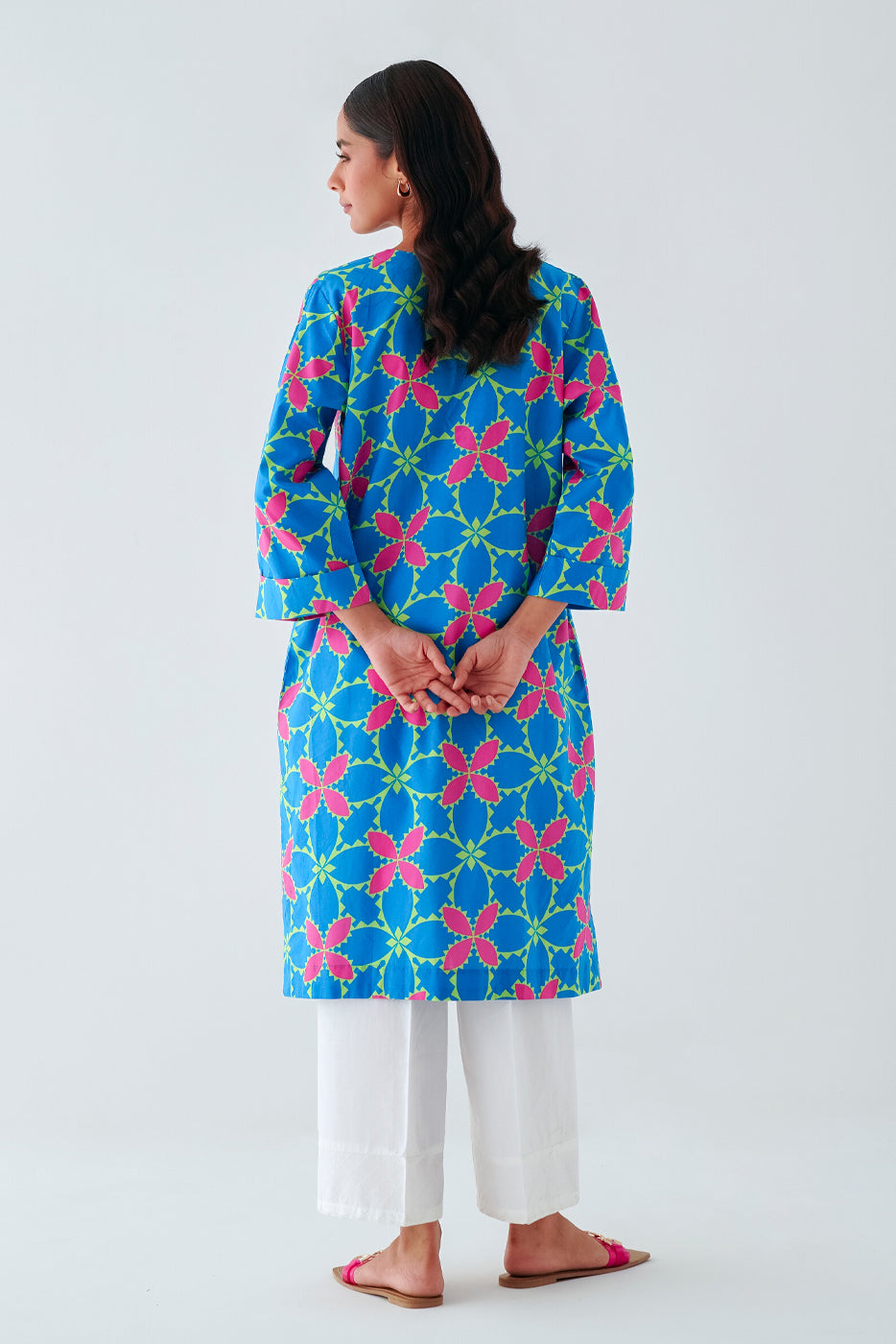 Printed Cambric Shirt (Pret)