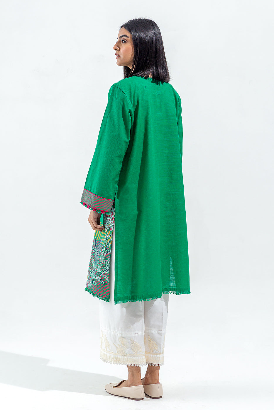 Plain Organza Dupatta with Trimmings