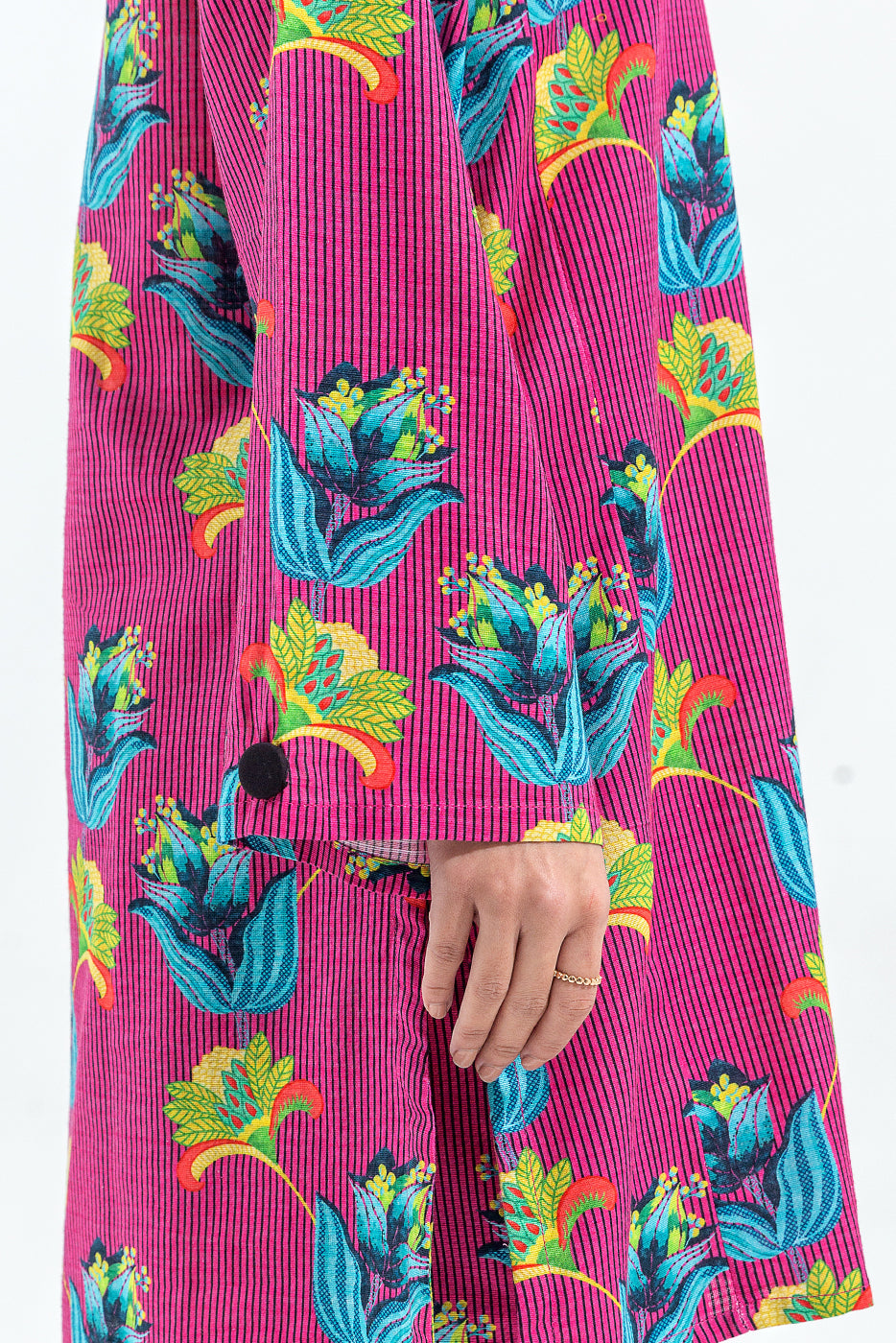 2 Piece Printed Slub Khaddar Suit (Pret)