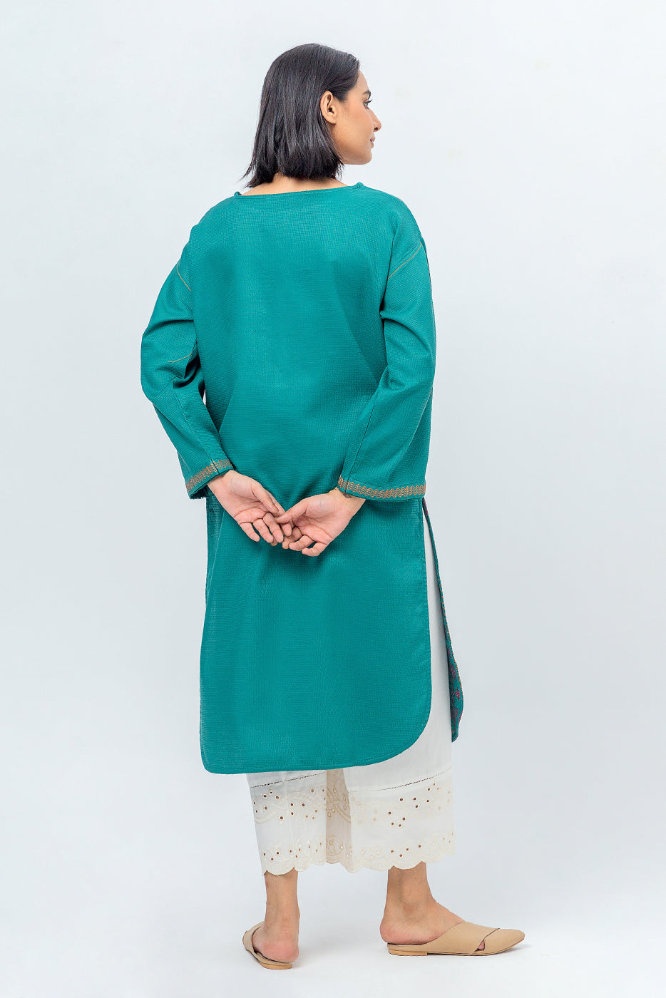 Plain Cotton Silk Pants