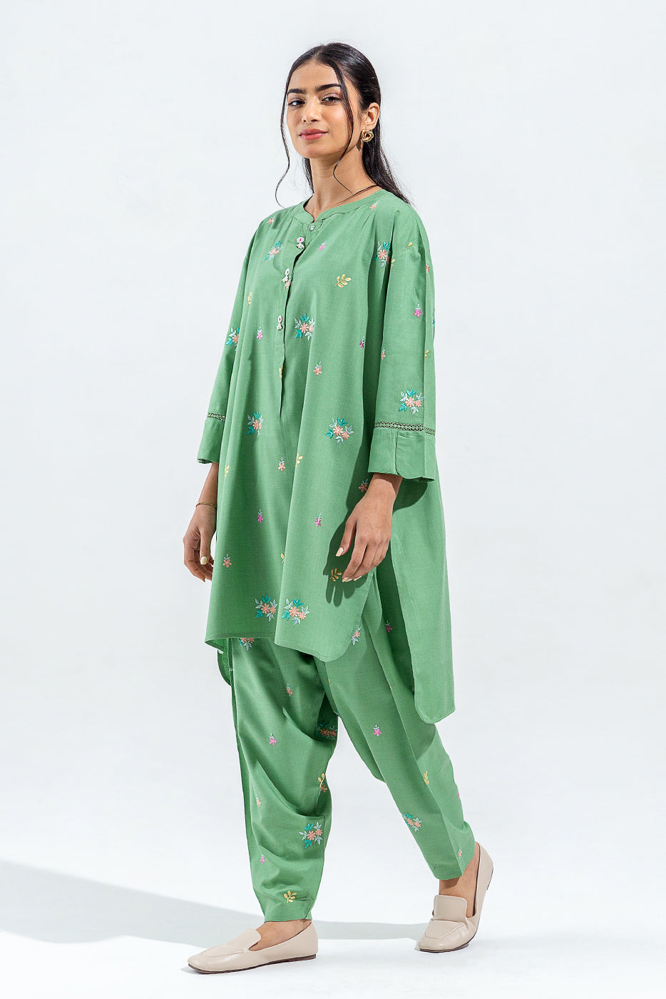 Cotton Silk Trousers