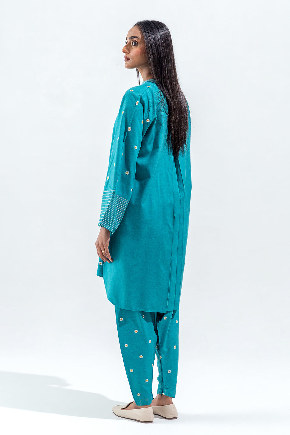 2 Piece Chambray Suit (Pret)