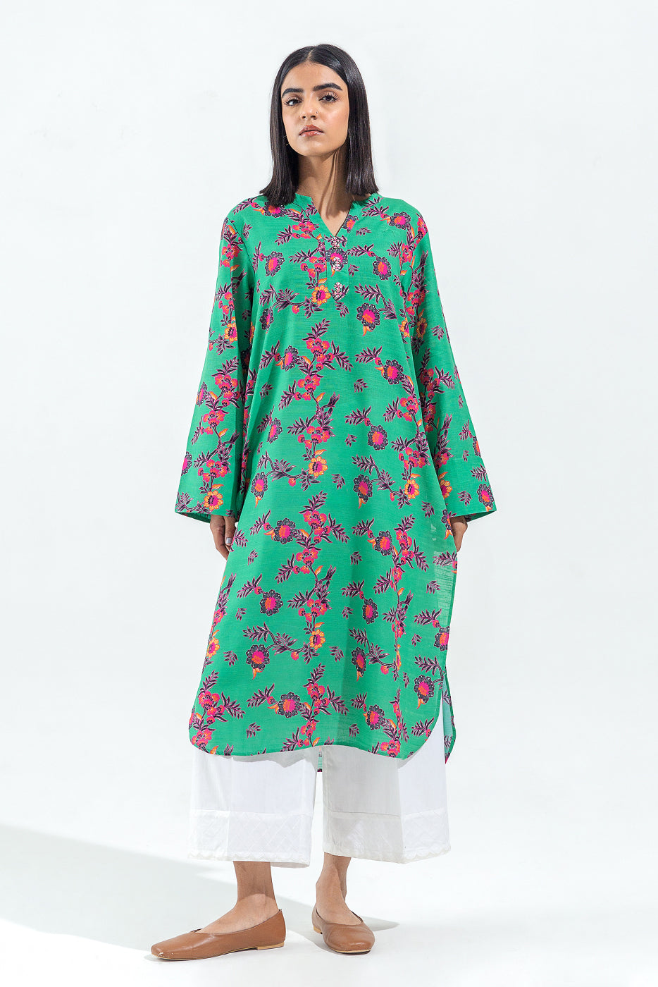 Plain Chiffon Dupatta with Trimmings
