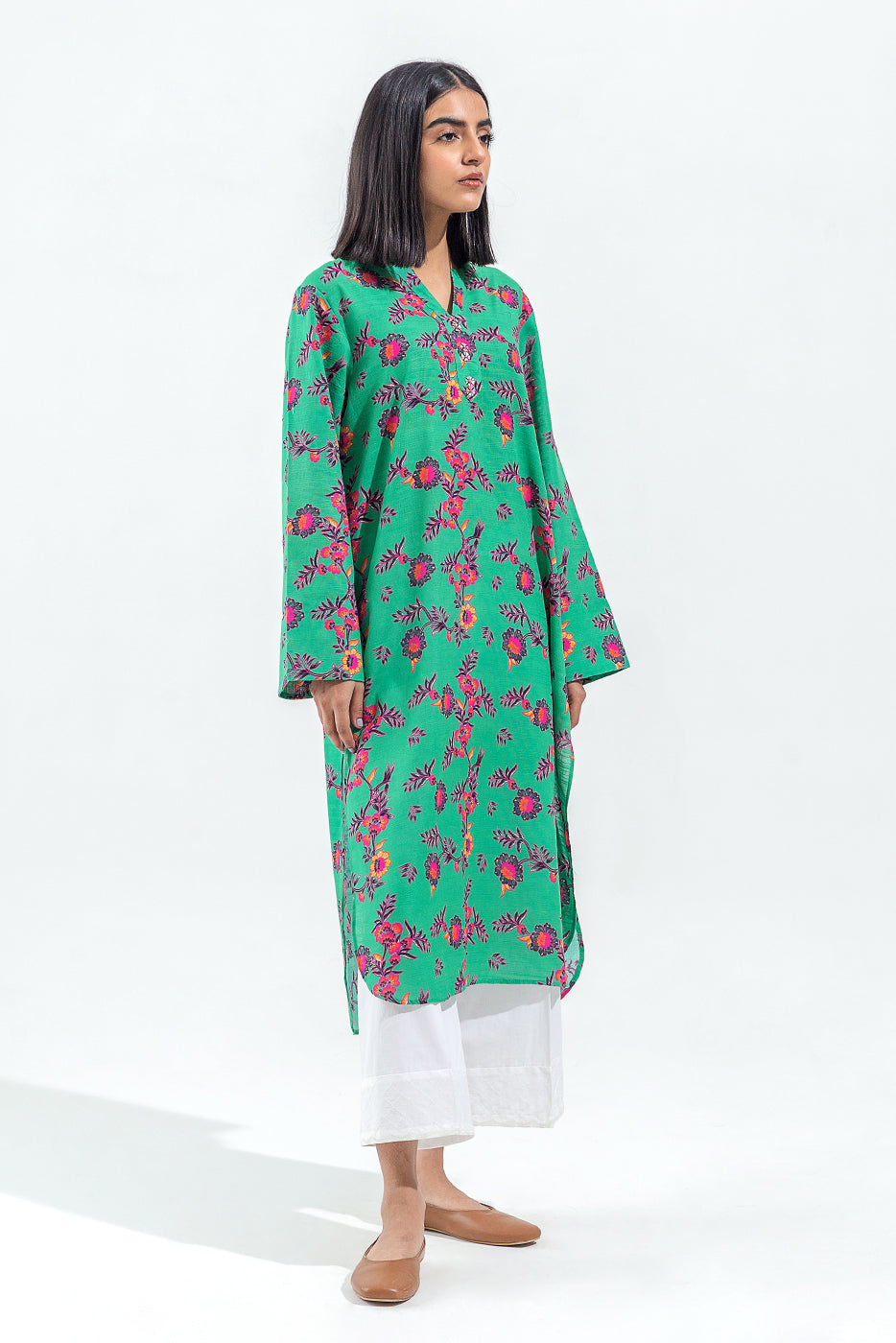 Plain Chiffon Dupatta with Trimmings
