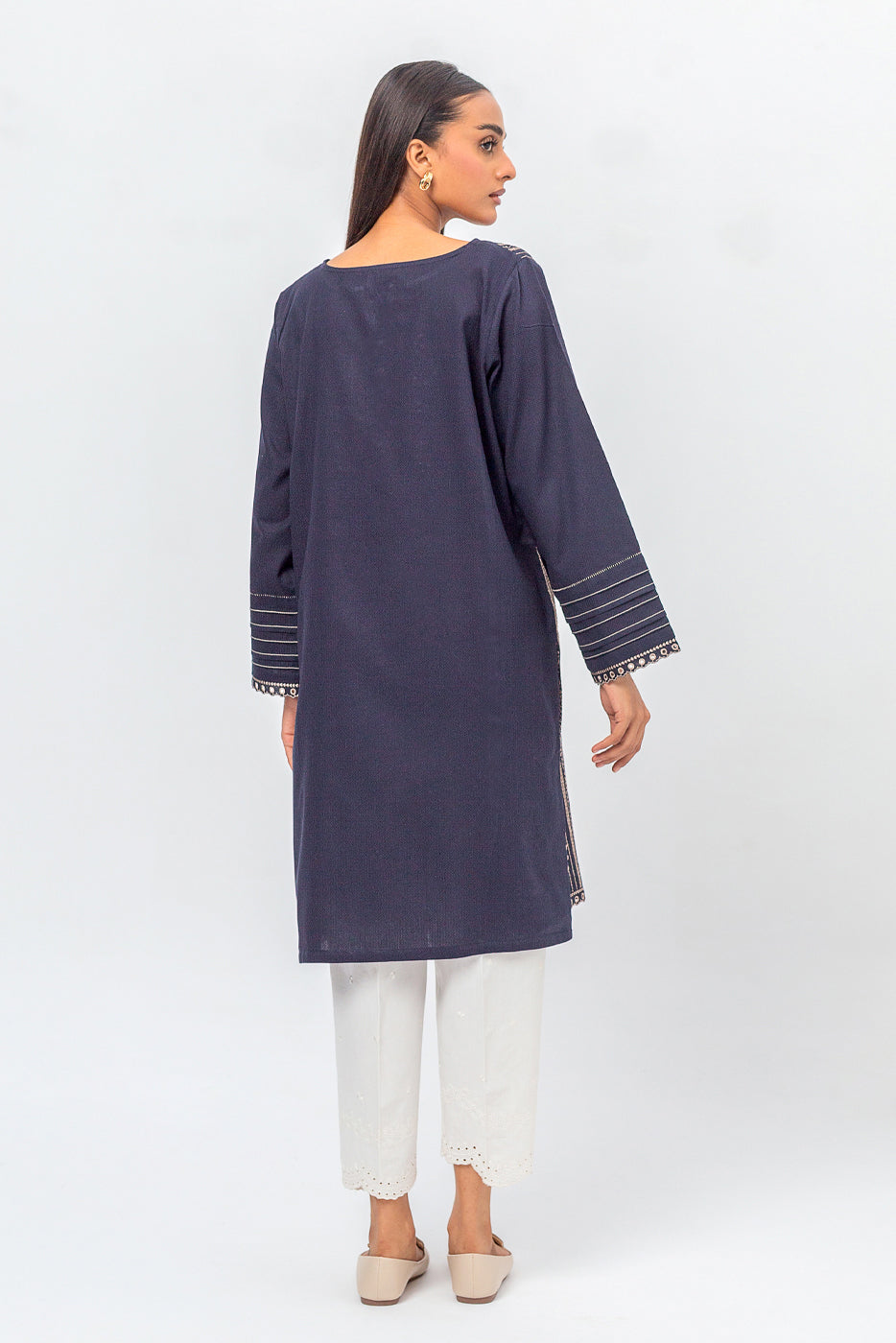 Embroidered Dobby Shirt (Pret)