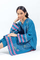 2 Piece Embroidered Self Jacquard Suit (Pret)