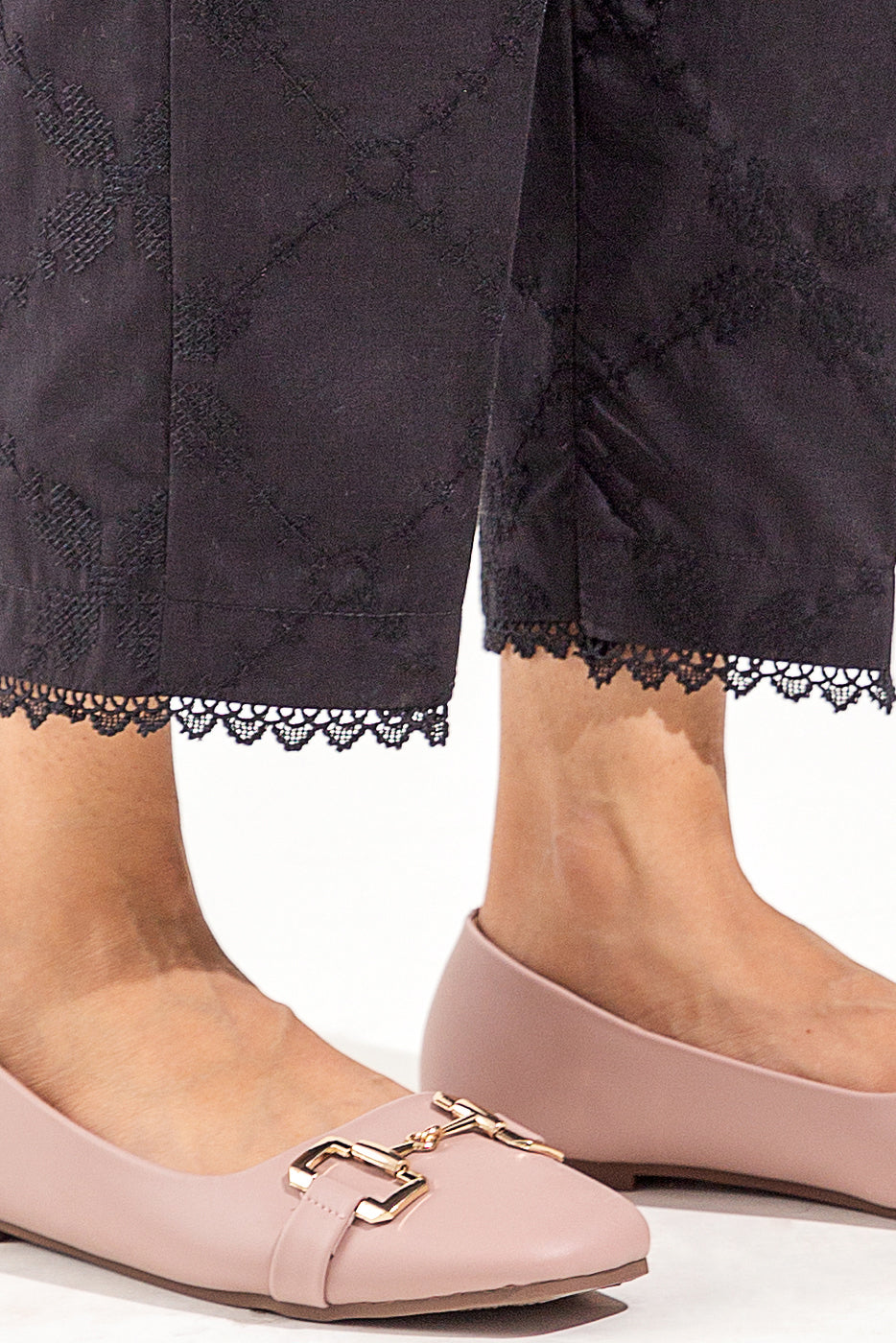 Plain Cotton Silk Pants