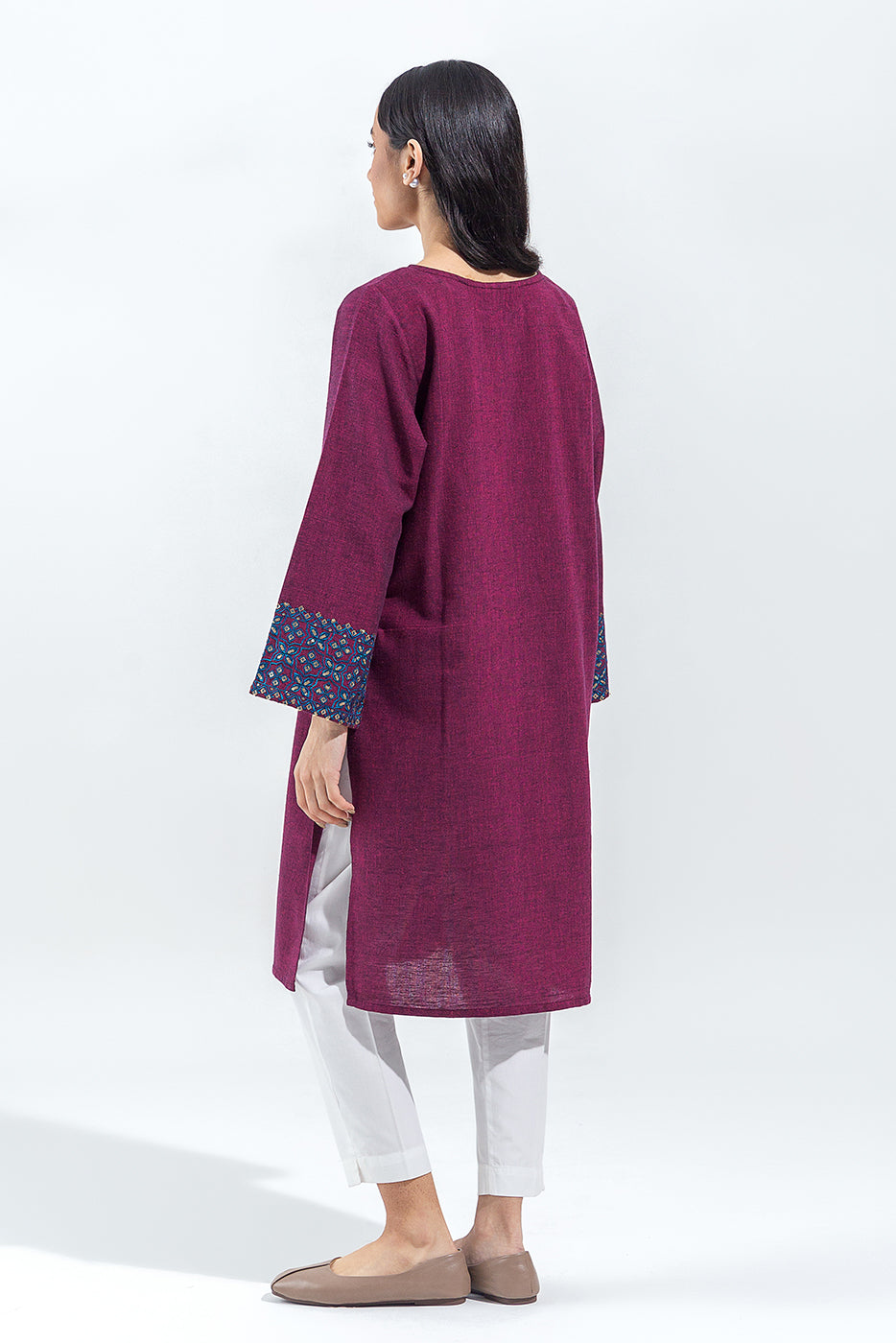 Embroidered Yarn Dyed Shirt (Pret)