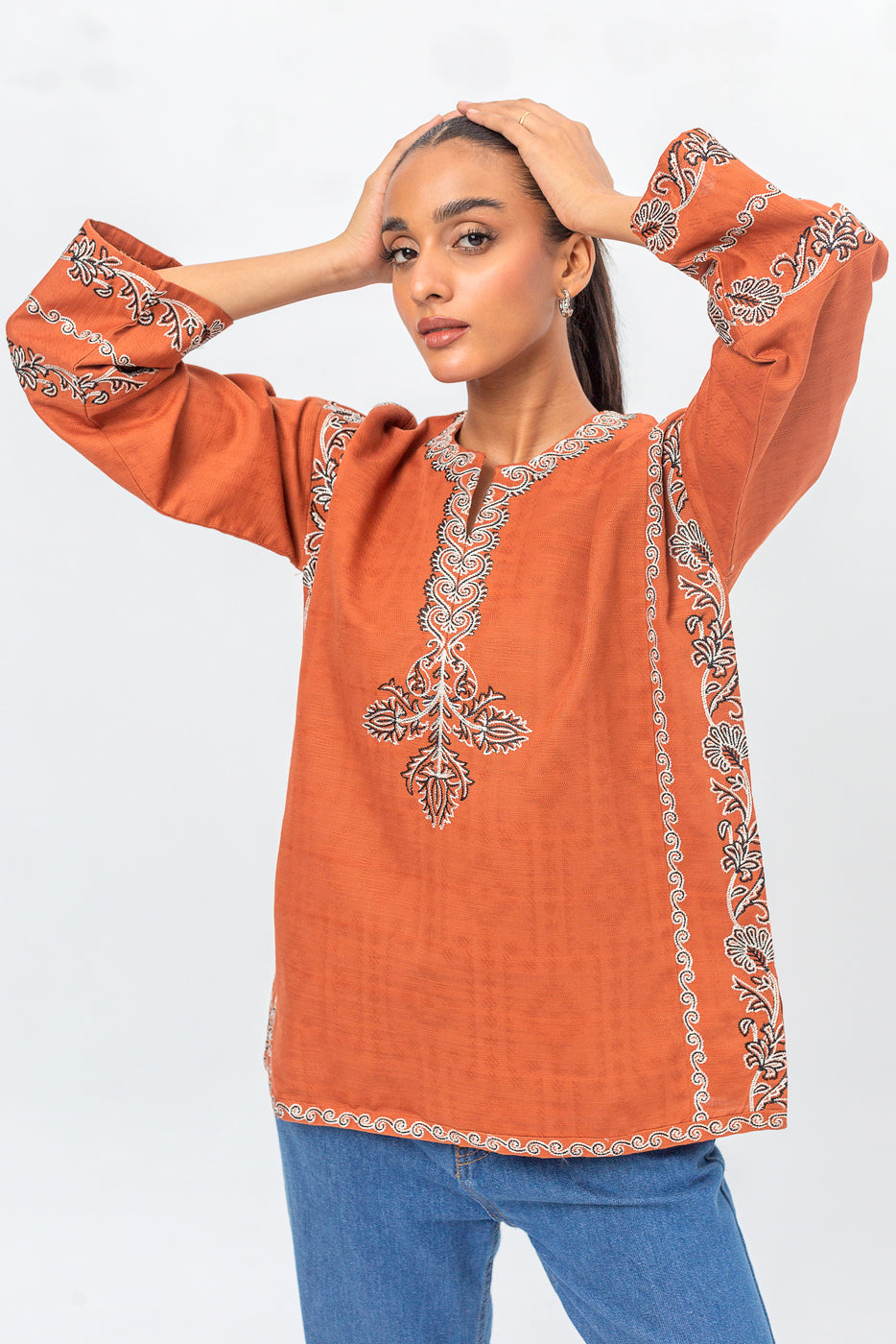 Plain chiffon dupatta
