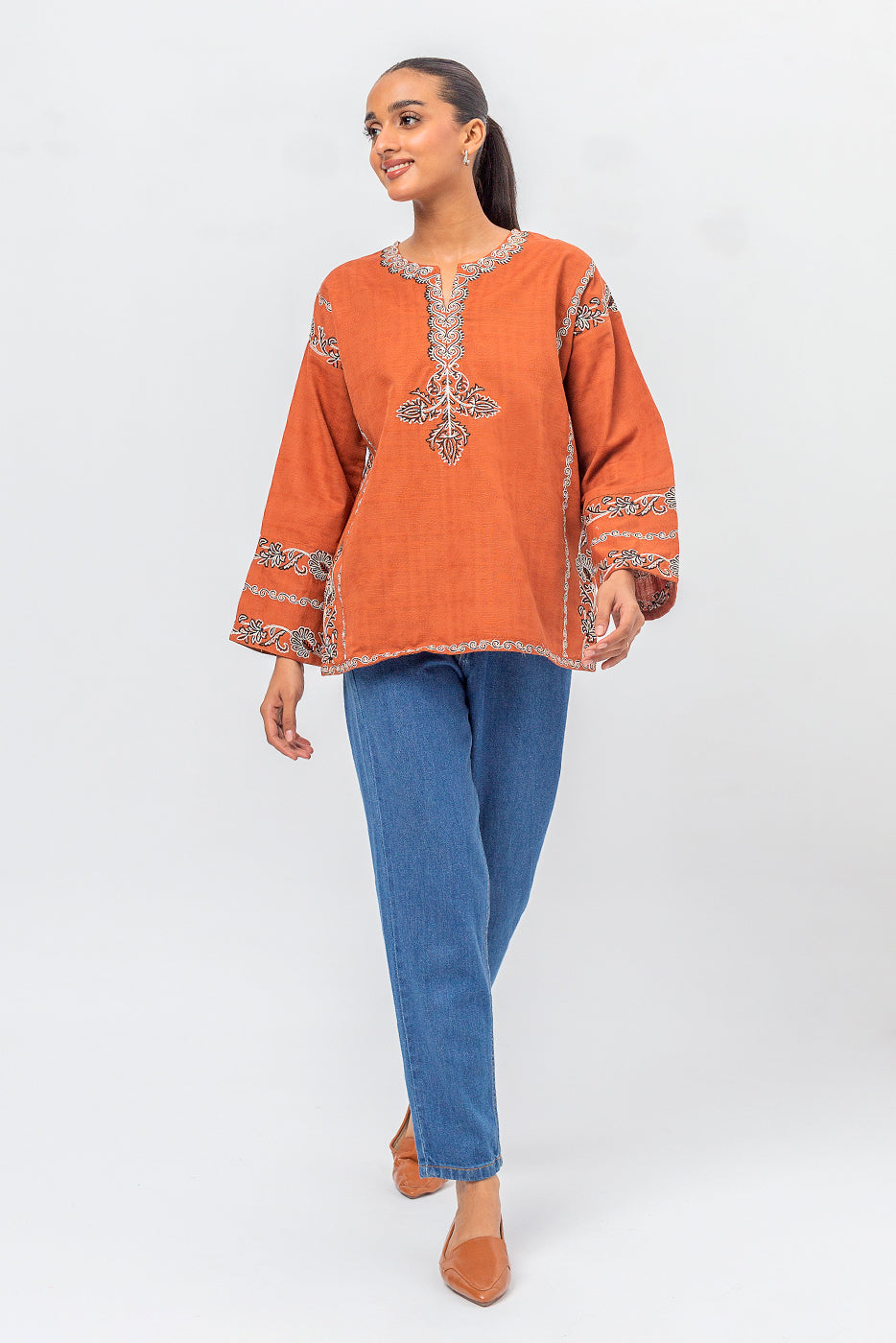 Plain chiffon dupatta