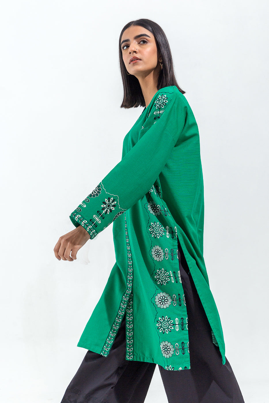 Organza Embroidered Organza Dupatta (as Shown)