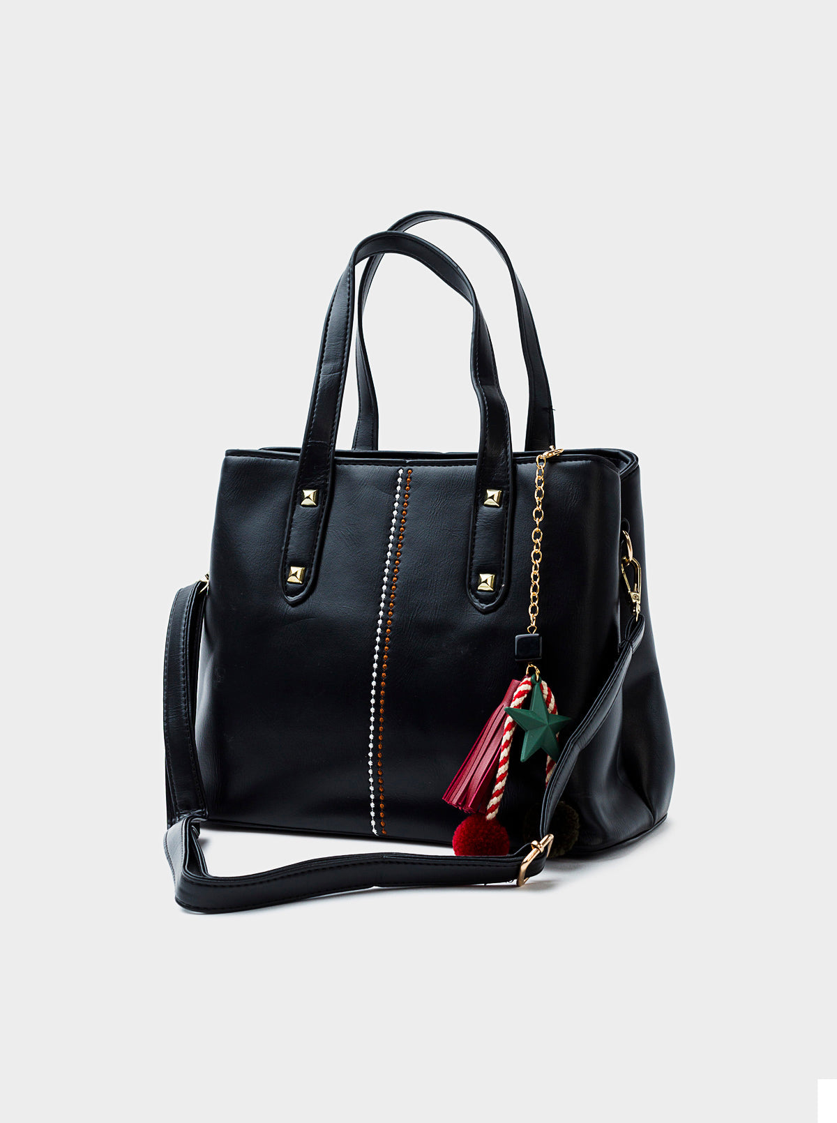 LUXURIOUS BLACK-EMBROIDERED-3P