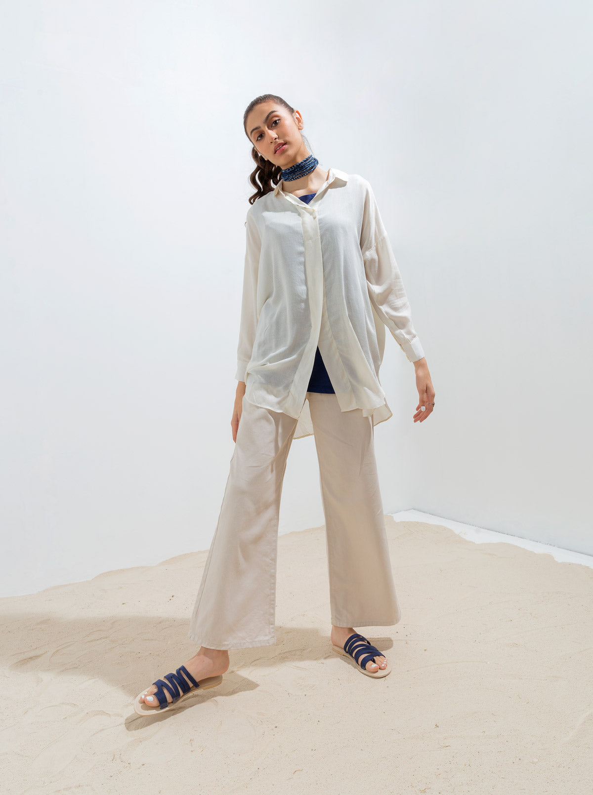 Double Layered Collar Shirt