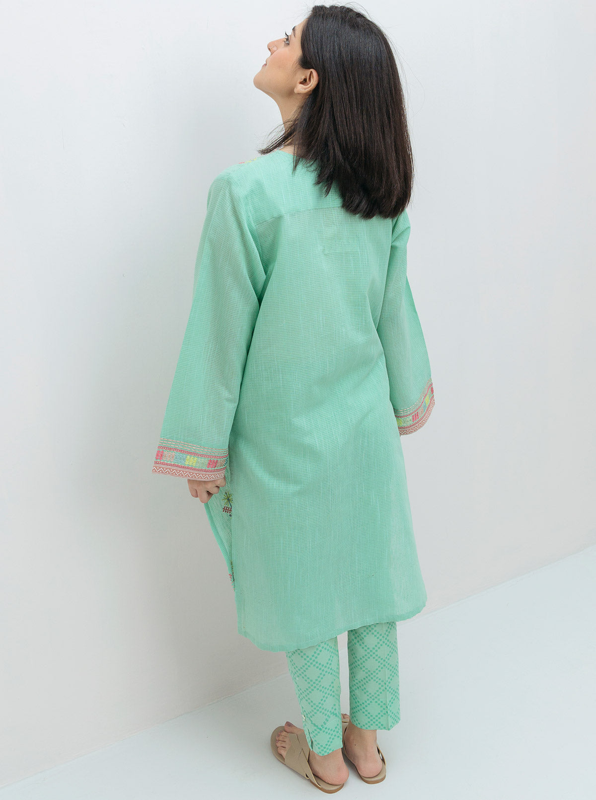 SS25DD-2533  PEACH DUPATTA
