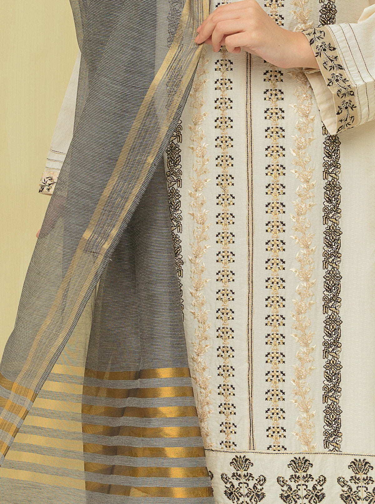 SS25DD-2553  SKY BLUE DUPATTA