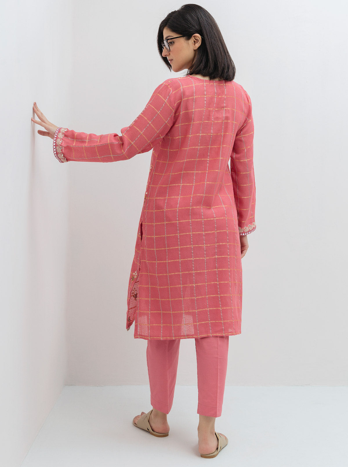 Embroidered Shirt With Pant