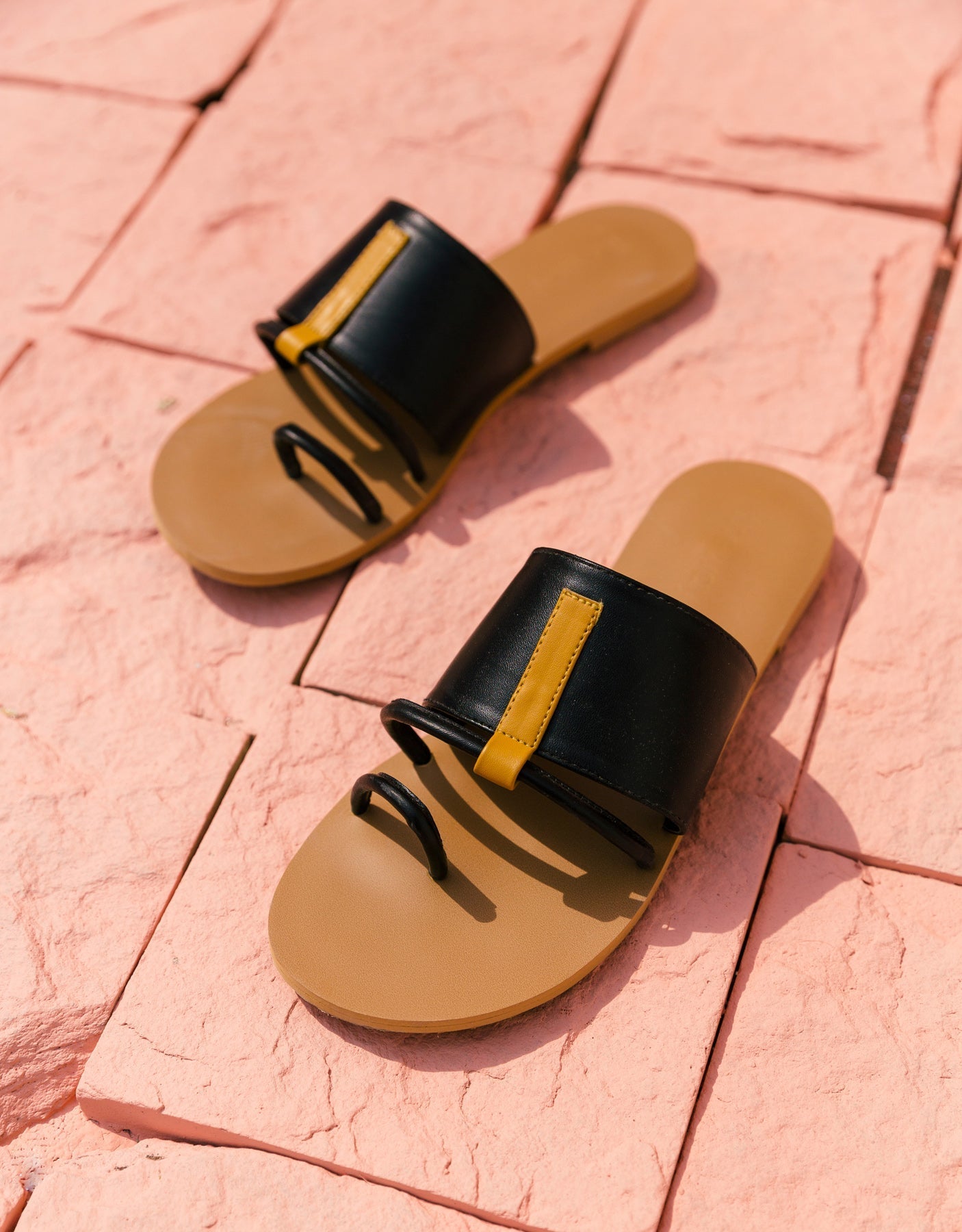 Colour Block Sandals