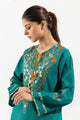Embroidered Two Tone Shirt (Luxury Pret)