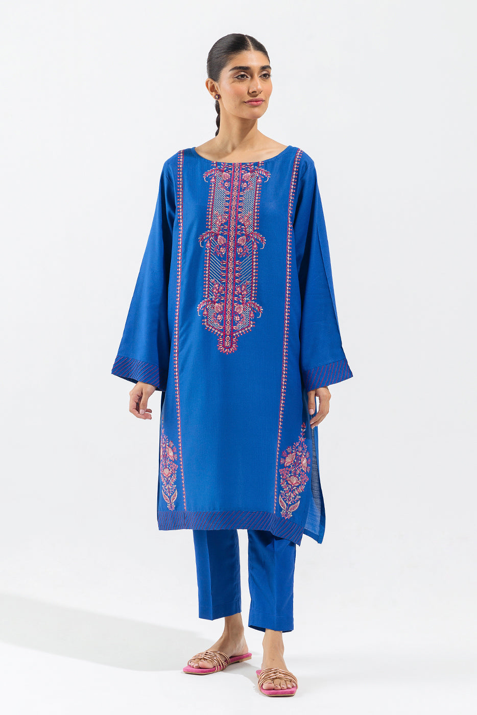 Embroidered Viscose Shirt (Pret)