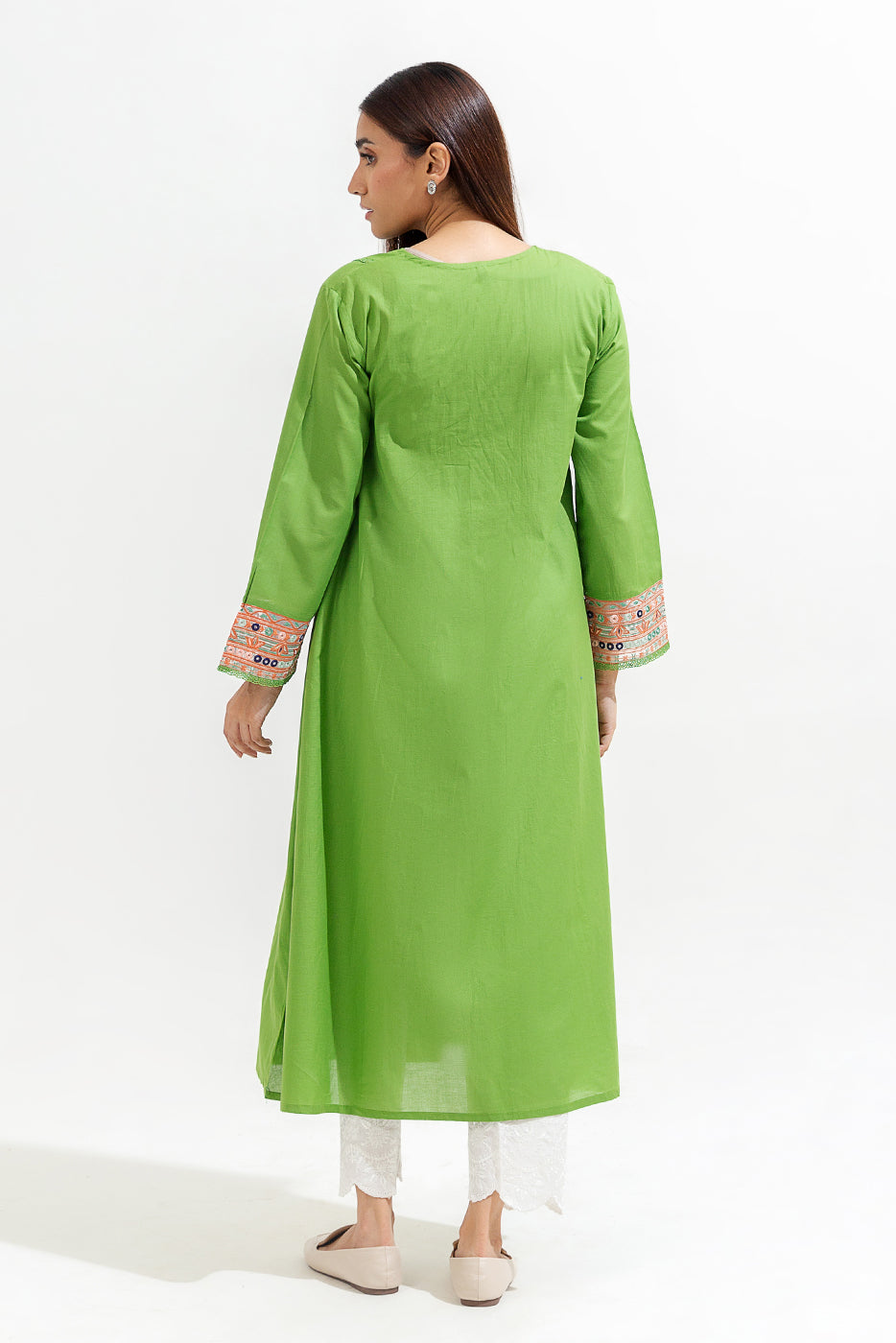 Embroidered Cotton Shirt (Pret)