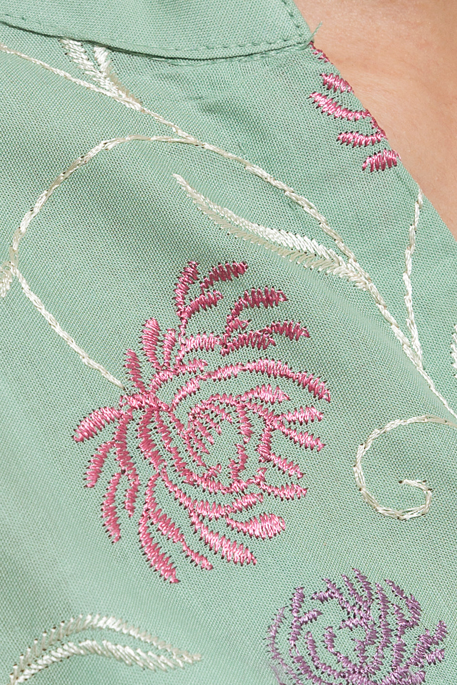 Embroidered Viscose Shirt (Pret)