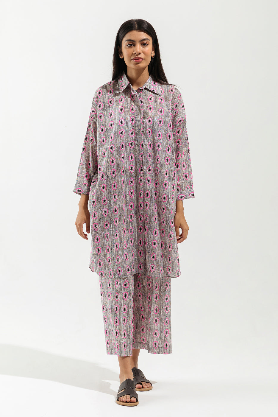 Printed Viscose Long Tunic (Pret)