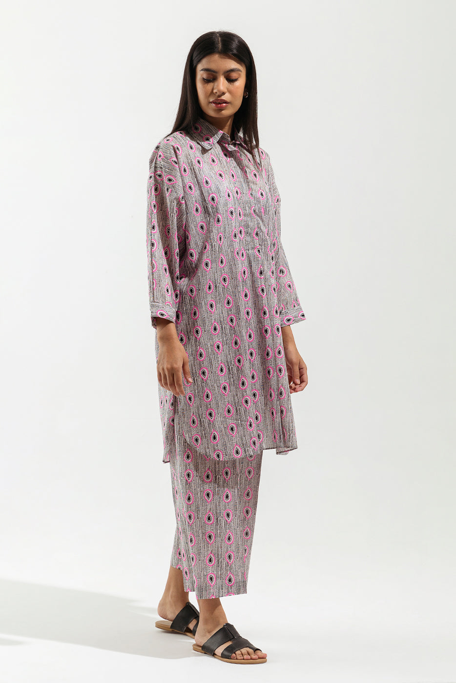 Printed Viscose Long Tunic (Pret)