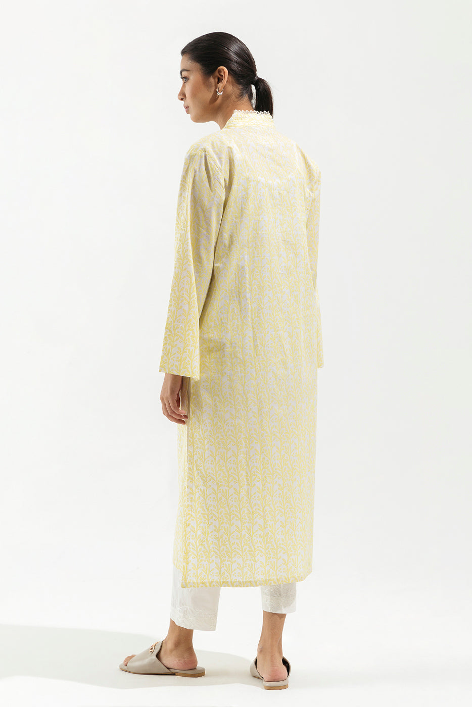 Basic Printed Viscose Shirt (Pret)