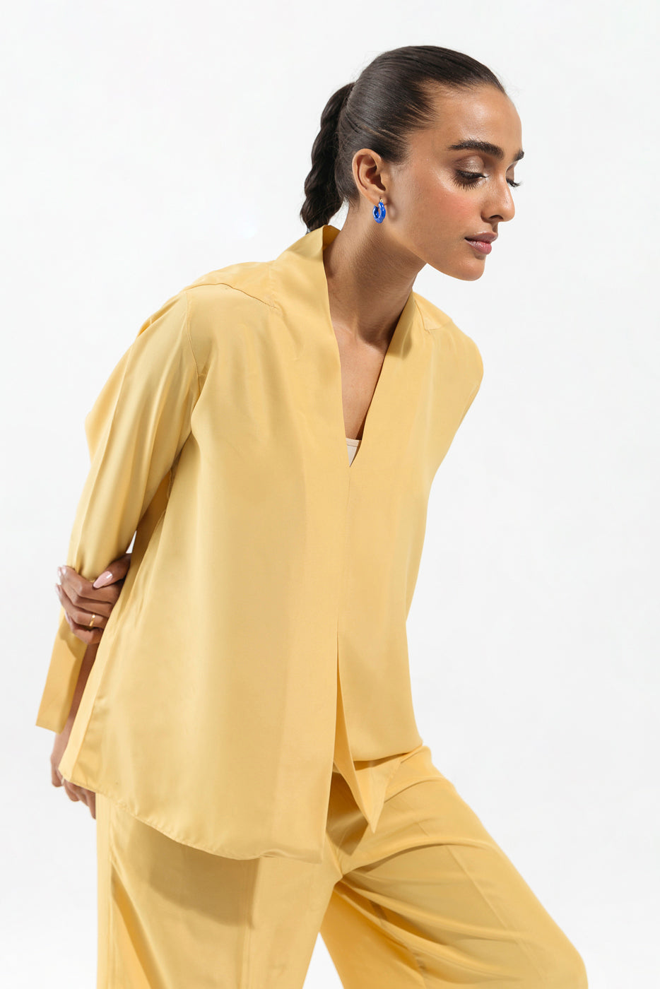 Pale Yellow Co-Ord Set