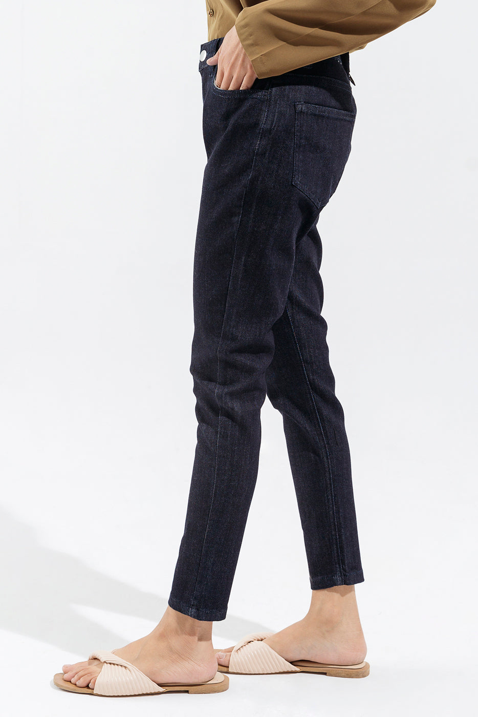 Denim Straight Pants