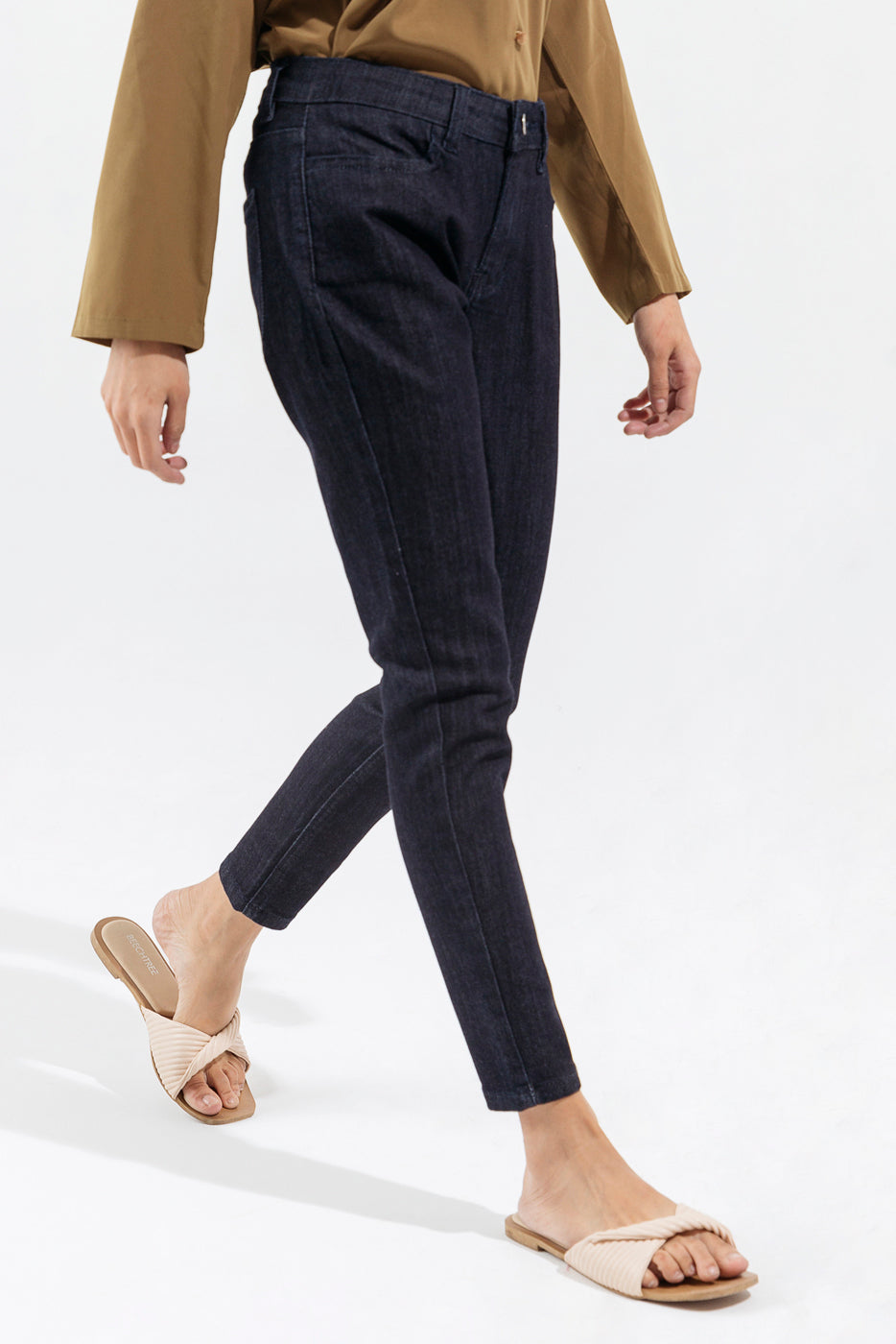 Denim Straight Pants