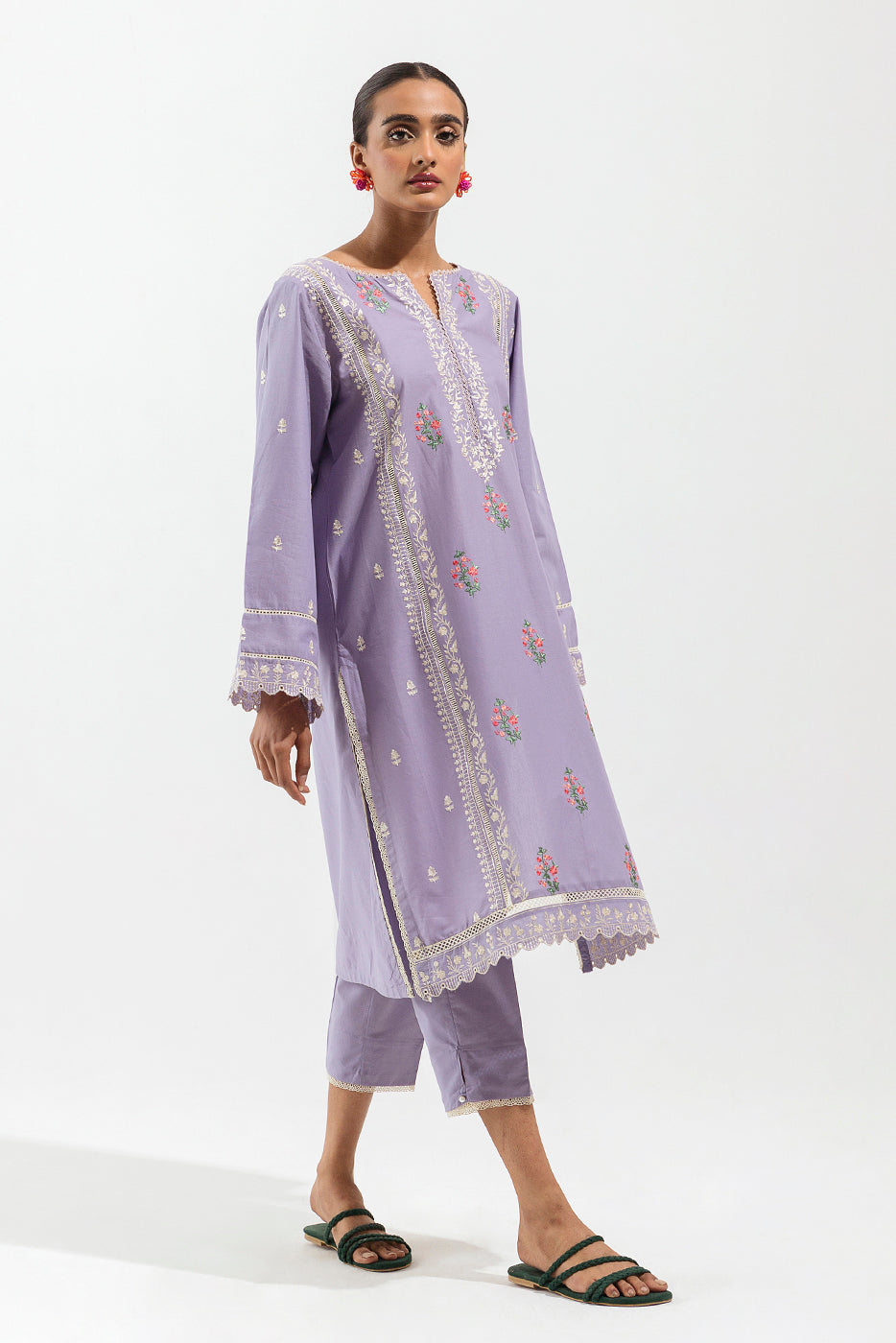 EMBROIDERED SHIRT WITH PANTS