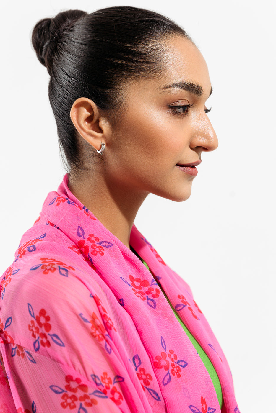 Floral Printed Wrap Top
