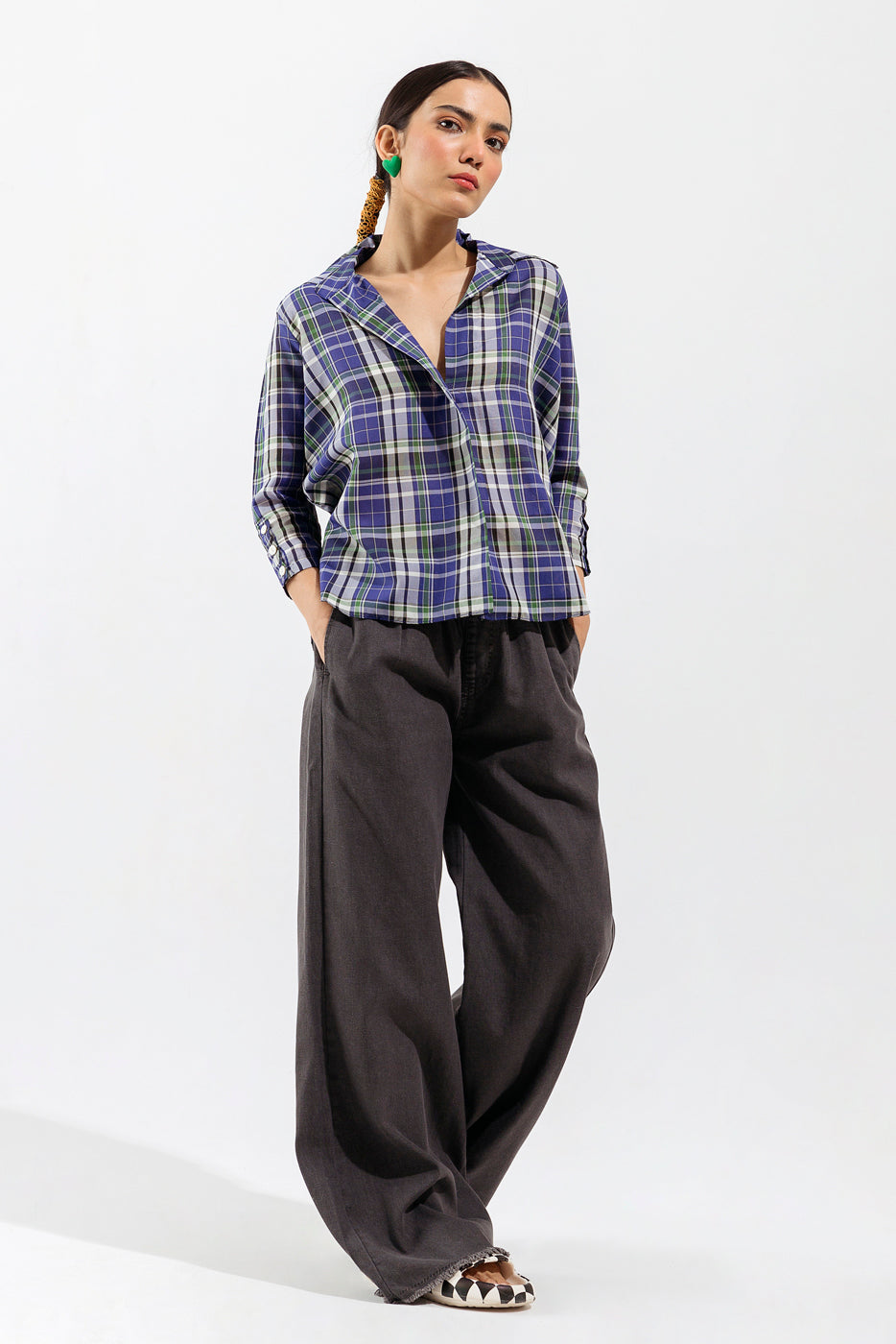 Multi Checkered Top