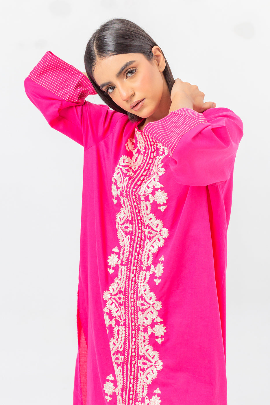 Embroidered Lawn Shirt (Pret)