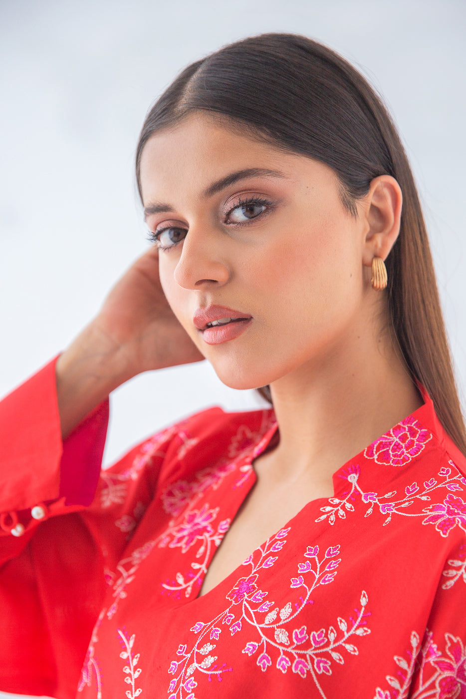 Embellished Dupatta (As Shown)