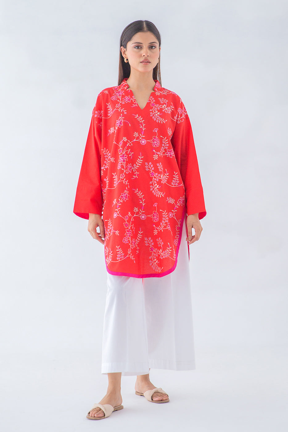 Embellished Dupatta (As Shown)
