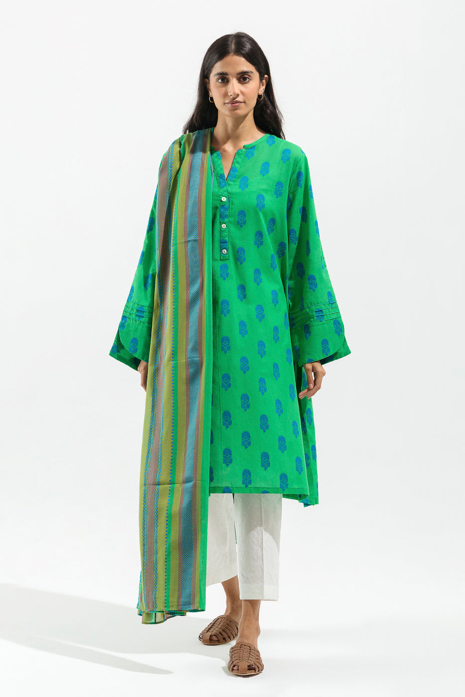 Basic Shirt With Dupatta