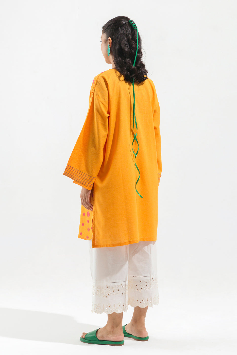 Embroidered Textured Shirt (Pret)