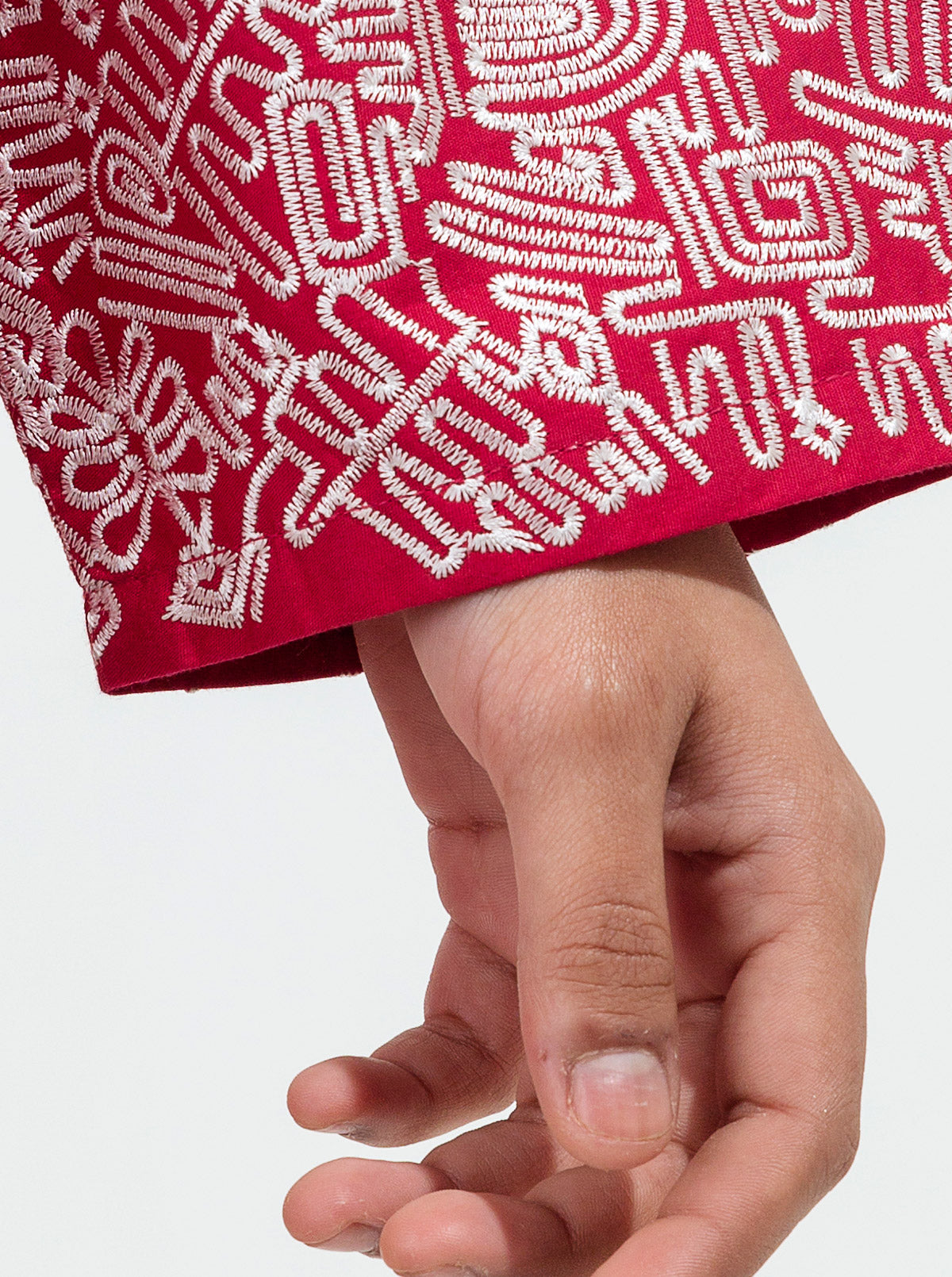Embroidered Cambric Shirt (Pret)