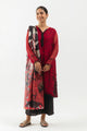 Embroidered Shirt With Dupatta