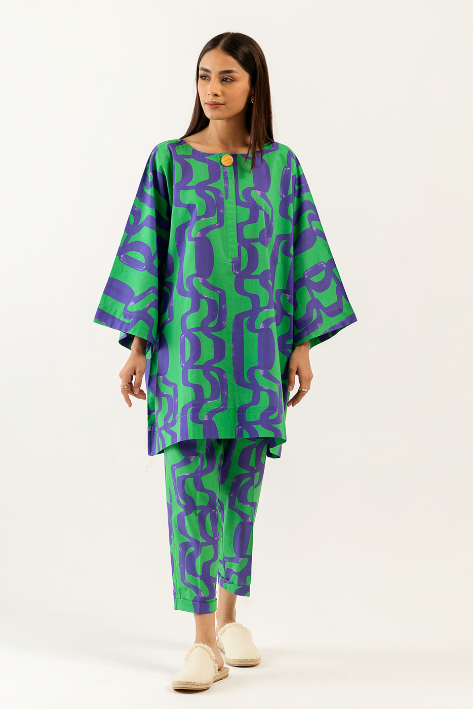 Printed Shirt With Pant