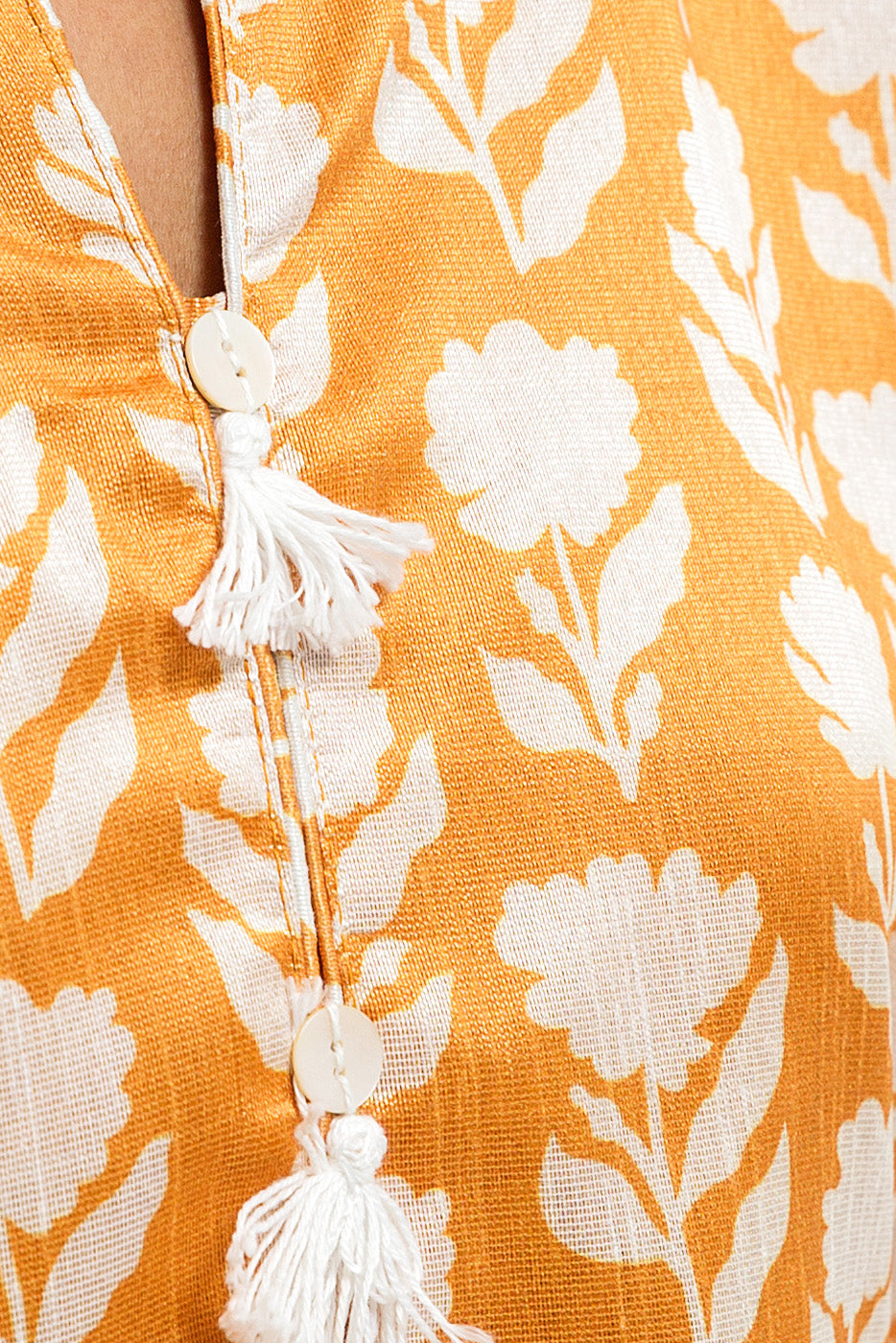 Printed Organza Shirt (Luxury Pret)