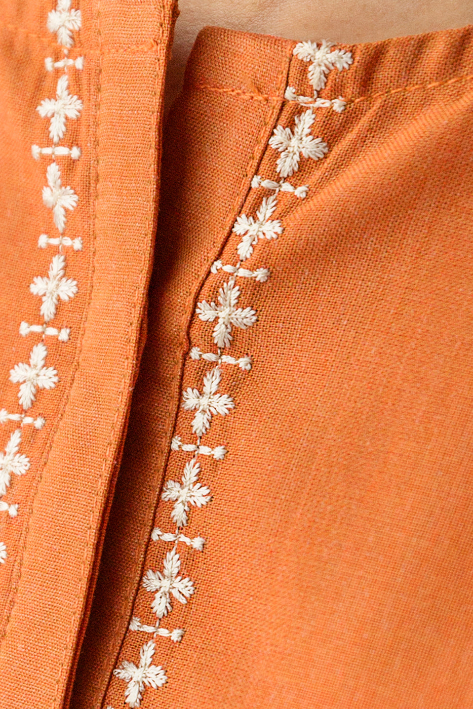 Embroidered Chambray Shirt (Pret)