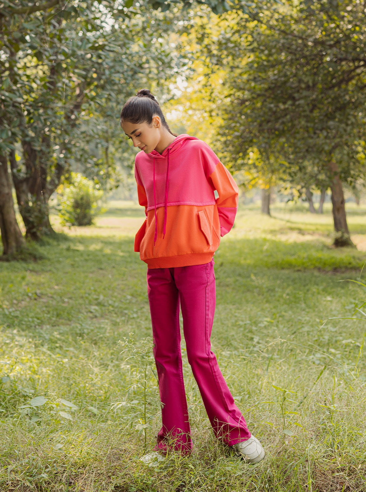 Color Block Hoodie